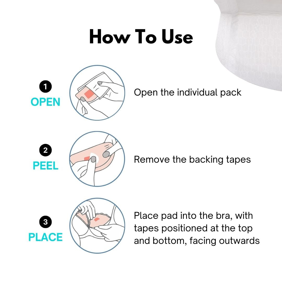 Adore Premium Disposable Breast Pads - 48 Pieces