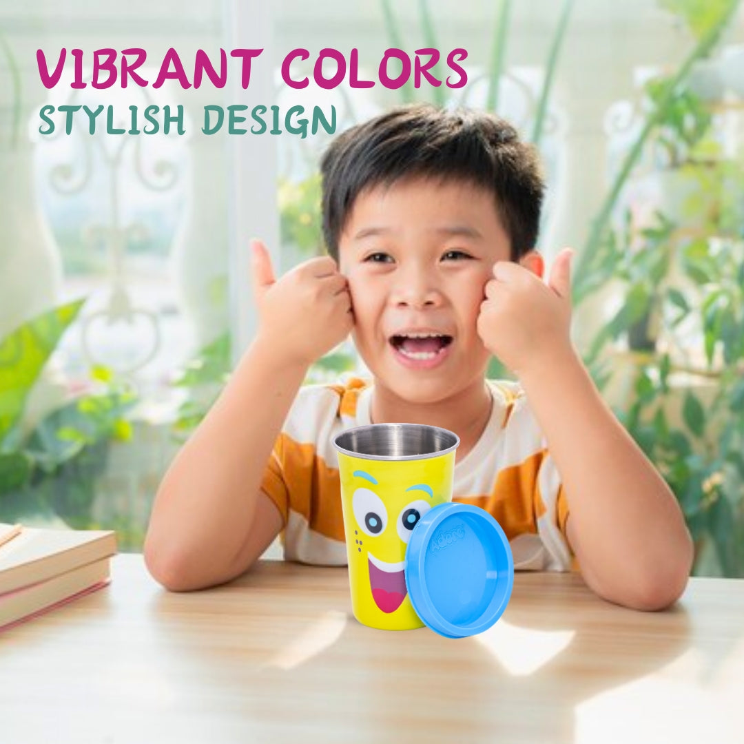 Adore Pro Numero Uno! The Character Printed Steel Tumbler 350mL - Smiley