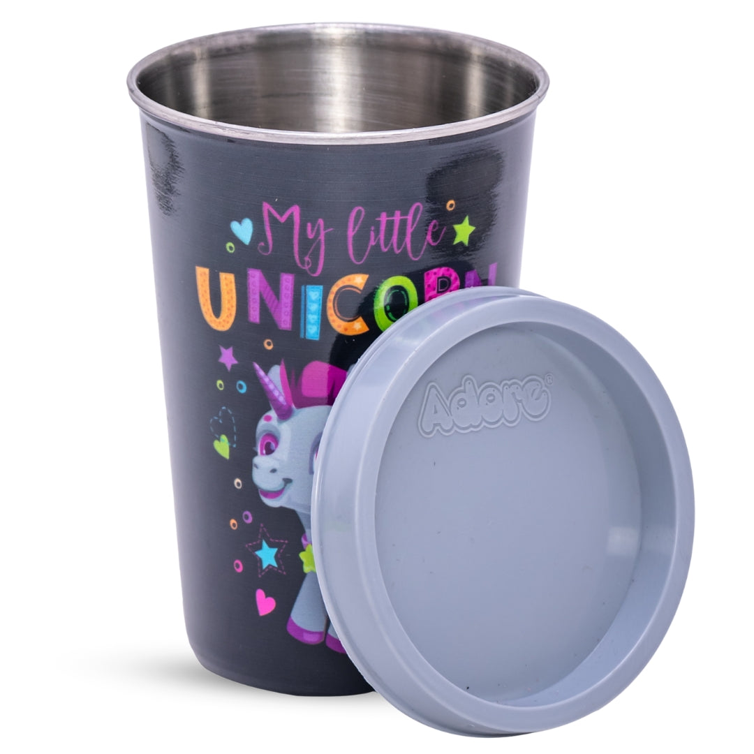 Adore Pro Numero Uno! The Character Printed Steel Tumbler 350mL - Unicorn