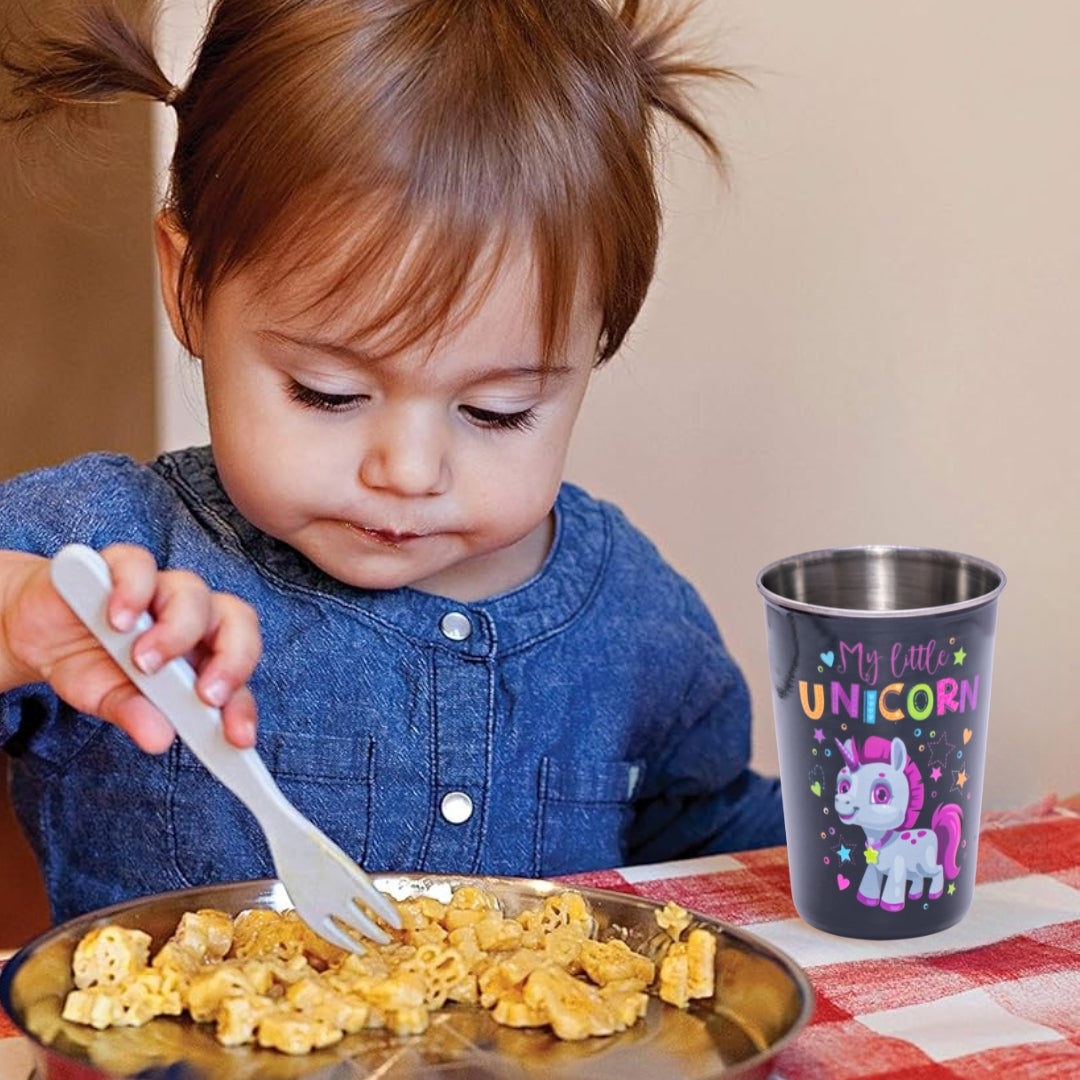 Adore Pro Numero Uno! The Character Printed Steel Tumbler 350mL - Unicorn