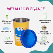 Adore Pro Numero Uno! The Character Printed Steel Tumbler 350mL - Dino