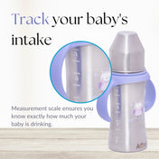 Adore Twilight 2in 1 Stainless Steel Sipper with Twin Handle 250ml - Purple Owl