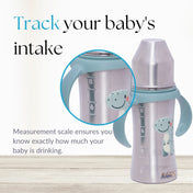 Adore Twilight 2in 1 Stainless Steel Sipper with Twin Handle 250ml - Green Dino