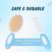 Adore NATURO- The Natural Soft Bristle Baby Brush & Comb Set - Blue