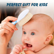 Adore NATURO- The Natural Soft Bristle Baby Brush & Comb Set - Blue