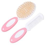 Adore NATURO- The Natural Soft Bristle Baby Brush & Comb Set - Pink