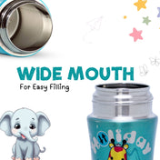 Adore Beta Printed Stainless Steel Spout Sipper - Holiday -250ml