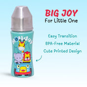 Adore Gamma Printed Stainless Steel Straw Sipper with Gravity Ball- 250ml - Holiday