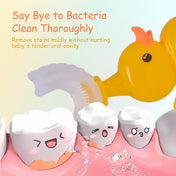 Adore Quack Quack U Shaped Chick Design Toothbrush 2-7 Years- Pack of 2