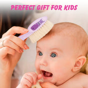 Adore Jungle Fun Baby Brush & Comb Set- Hippo