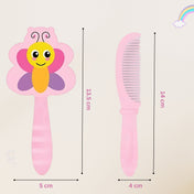 Adore Jungle Fun Baby Brush & Comb Set- Butterfly
