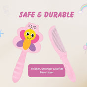 Adore Jungle Fun Baby Brush & Comb Set- Butterfly