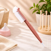 Adore Laventine Premium 2 in 1 Bottle and Teat Cleaning Brush with Head Case - Pink
