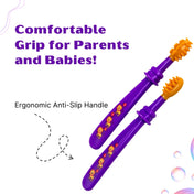 Adore Toothsie 2 stage Baby Dental Care Kit - Purple