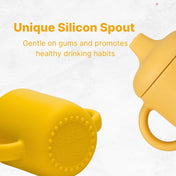 Adore Beast! The Silicon Spout Sipper with Twin Handle 180ml- Yellow