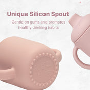 Adore Beast! The Silicon Spout Sipper with Twin Handle 180ml- Baby Pink
