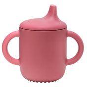 Adore Beast! The Silicon Spout Sipper with Twin Handle 180ml- Dark Pink