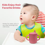 Adore Beast! The Silicon Spout Sipper with Twin Handle 180ml- Dark Pink