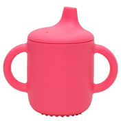 Adore Beast! The Silicon Spout Sipper with Twin Handle 180ml- Thick Pink