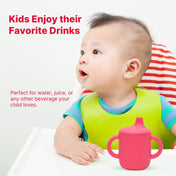 Adore Beast! The Silicon Spout Sipper with Twin Handle 180ml- Thick Pink