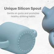 Adore Beast! The Silicon Spout Sipper with Twin Handle 180ml - Grey