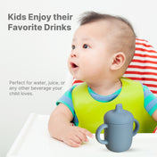 Adore Beast! The Silicon Spout Sipper with Twin Handle 180ml - Grey