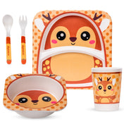 Adore Hey Ya! Bamboo Meal Sets - Pack of 5 accessories- Dear