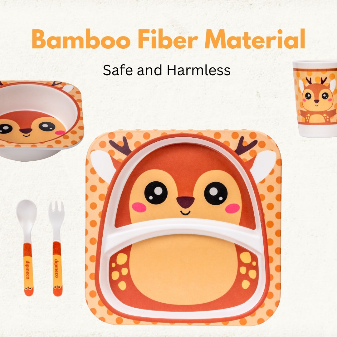 Adore Hey Ya! Bamboo Meal Sets - Pack of 5 accessories- Dear