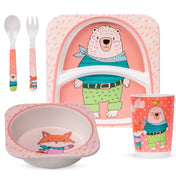 Adore Hey Ya! Bamboo Meal Sets - Pack of 5 accessories - Fox