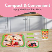 Adore Hey Ya! Bamboo Meal Sets - Pack of 5 accessories- Tiger
