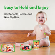 Adore Hey Ya! Bamboo Meal Sets - Pack of 5 accessories- Tiger