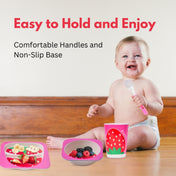 Adore Hey Ya! Bamboo Meal Sets - Pack of 5 accessories- Strawberry