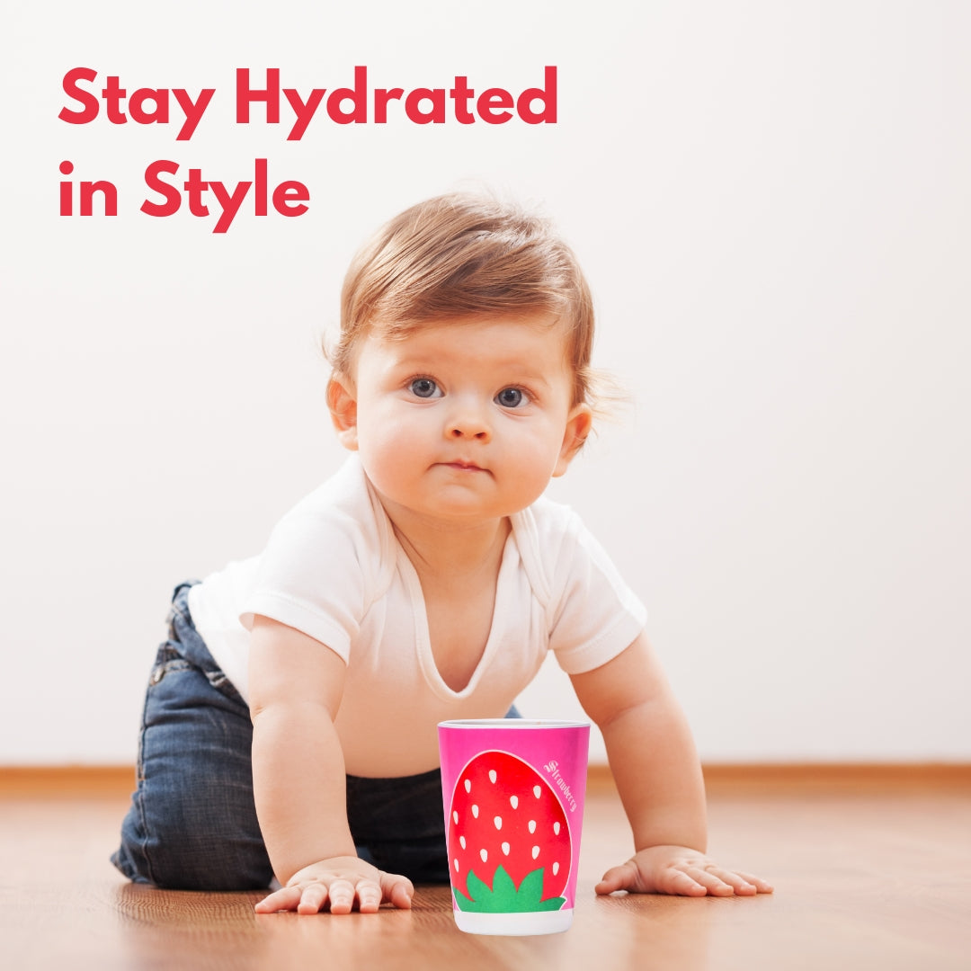 Adore Hey Ya! Bamboo Meal Sets - Pack of 5 accessories- Strawberry