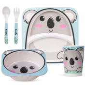 Adore Hey Ya! Bamboo Meal Sets - Pack of 5 accessories- Koala