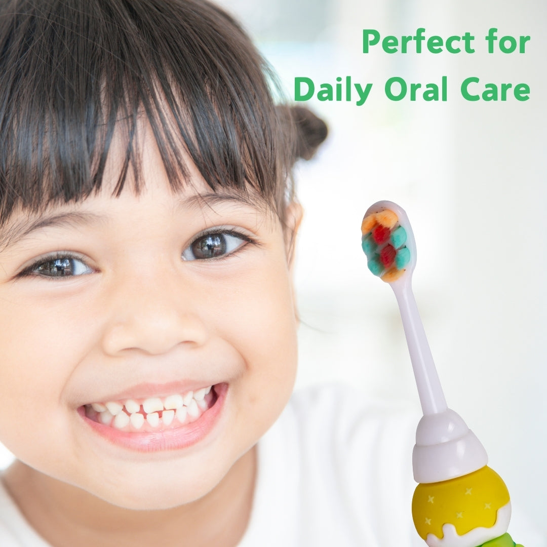 Adore Space Mission Nano Bristle Toothbrush 2-7 Years - Green