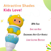 Adore Space Mission Nano Bristle Toothbrush 2-7 Years - Yellow