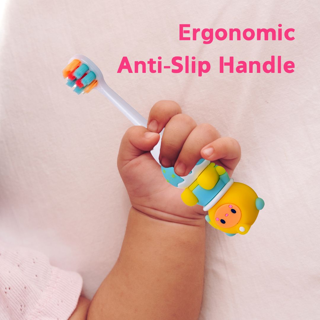 Adore Space Mission Nano Bristle Toothbrush 2-7 Years - Yellow