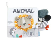 Adore Adventure Soft Cloth Book with Crinkle Paper- Lion