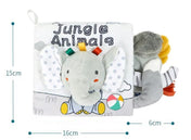 Adore Adventure Soft Cloth Book with Crinkle Paper- Elephant
