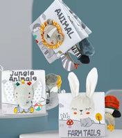 Adore Adventure Soft Cloth Book with Crinkle Paper- Elephant