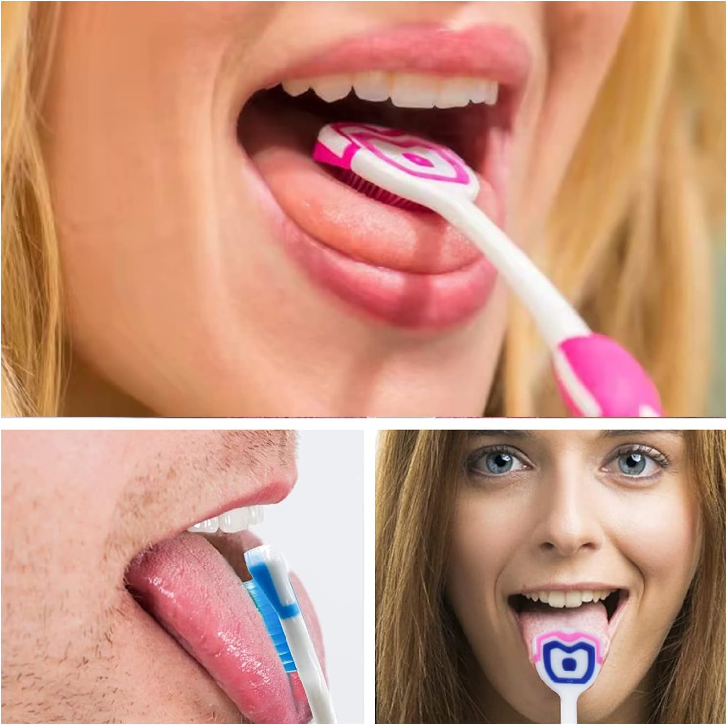 Adore ARGOT- The Premium Silicon Tongue Scrapper- Pack of 4