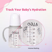 Adore ALGO Jr. Baby Silicon Soft Spout Sipper with Twin Handle- 125ml- Grey