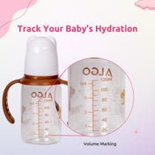 Adore ALGO Jr. Baby Silicon Soft Spout Sipper with Twin Handle- 125ml- Brown