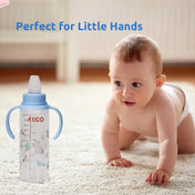 Adore ALGO Snr. 2 in 1 Baby Silicon Spout & Straw Sipper with Gravity Ball & Twin Handle - 250ml -Blue