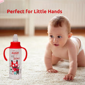 Adore ALGO Snr. 2 in 1 Baby Silicon Spout & Straw Sipper with Gravity Ball & Twin Handle - 250ml- Family Theme Red