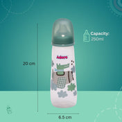 Adore Holland Narrow Neck Feeding Bottle 250ml- Pack of 2- Dual Combo- Green +Blue