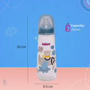 Adore Holland Narrow Neck Feeding Bottle 250ml- Pack of 3- Super Saver Combo- Pink+ Blue+Green
