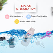 Adore AYE! The Character Hood Straw Sipper with Gravity Ball and Twin Handle 250ml- Grey Elephant