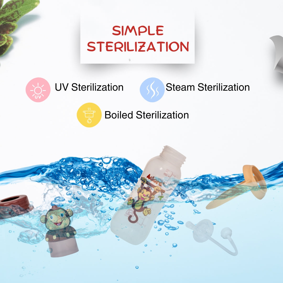 Adore AYE! The Character Hood Straw Sipper with Gravity Ball and Twin Handle 250ml- Brown Monkey