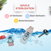 Adore AYE! The Character Hood Straw Sipper with Gravity Ball and Twin Handle 250ml- Black Penguin